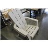 Image 1 : TWO PLASTIC PATIO CHAIRS