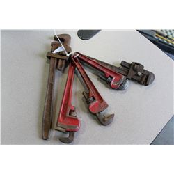 FOUR HEAVY DUTY WRENCHES