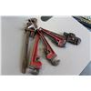 Image 1 : FOUR HEAVY DUTY WRENCHES