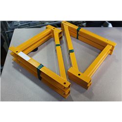 FOUR METAL LADDER HOLDER BRACKETS