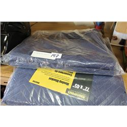 TWO NEW MOVING BLANKETS