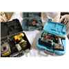 Image 1 : TWO BOSCH AND DEWALT CORDLESS DRILLS