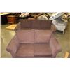 Image 1 : BROWN STYLUS SOFA AND LOVESEAT
