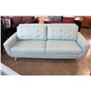 Image 2 : FLOOR MODEL HOME ELEGANCE MODERN CHENILLE TUFTED SOFA AND LOVESEAT, REMOVABLE BACK CUSHIONS, RETAIL 