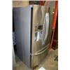 Image 2 : KITCHEN AID STAINLESS DOUBLE DOOR FRIDGE WITH WATER AND ICE AND SLIDE OUT FREEZER DRAWER WORKING