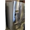 Image 2 : KITCHEN AID STAINLESS DOUBLE DOOR FRIDGE WITH WATER AND ICE AND SLIDE OUT FREEZER DRAWER IN WORKING 