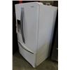 Image 3 : WHIRLPOOL WHITE DOUBLE DOOR FRIDGE WITH WATER AND ICE AND SLIDE OUT FREEZER DRAWER IN WORKING ORDER