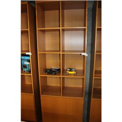 MAPLE ONE DOOR TALL CUBICLE SHELF