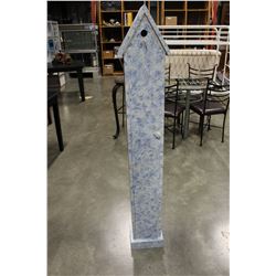 DECORATIVE BIRD HOUSE STORAGE SHELF UNIT WITH CDS