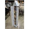 Image 2 : DECORATIVE BIRD HOUSE STORAGE SHELF UNIT WITH CDS