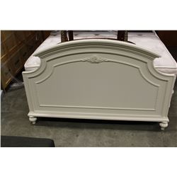 NEW HOME ELEGANCE MODERN COUNTRY STYLE WHITE ORNATE DOUBLE SIZE FOOTBOARD ONLY