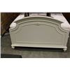 Image 1 : NEW HOME ELEGANCE MODERN COUNTRY STYLE WHITE ORNATE DOUBLE SIZE FOOTBOARD ONLY