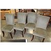 Image 2 : FOUR UPOLSTERED DINING CHAIRS