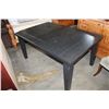 Image 1 : NEW HOME ELEGANCE MODERN DRK FINISH DINING TABLE WITH HIDDEN LEAF, RETAIL $1199