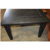 Image 2 : NEW HOME ELEGANCE MODERN DRK FINISH DINING TABLE WITH HIDDEN LEAF, RETAIL $1199