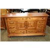 Image 1 : PINE DRESSER WITH MIRROR