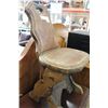 Image 2 : WOOD AND LEATHER CHAIR