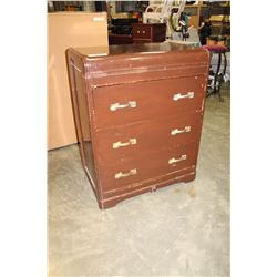 VINTAGE 4 DRAWER DESK
