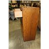 Image 2 : OAK FIVE DRAWER HIGHBOY DRESSER