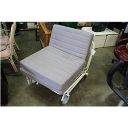 GREY IKEA CONVERTABLE LOUNGER