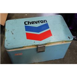 METAL COLEMAN COOLER AND CHEVRON DECAL