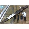 Image 1 : WORLD WAR TWO BAYONET ATTACHMENT IN LEATHER SHEATH