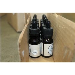 TEN BOTTLES OF VAPE JUICE ASSORTED FLAVORS 3MG NIC