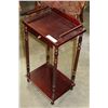Image 1 : MAHOGANY FINISH TWO TIER STAND