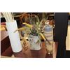Image 1 : TWO VASES AND DECORATIVE JAR