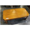 Image 1 : OAK FINISH COFFEE TABLE