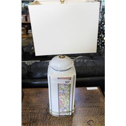 PAINTED TABLE LAMP