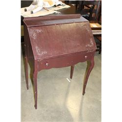 VINTAGE PAINTED DROP FRONT DESK