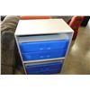 Image 1 : GREY BLUE PLASTIC FOUR DRAWER DRESSER