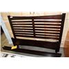 Image 1 : QUEENSIZE ESPRESSO FINISH BED FRAME