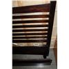 Image 2 : QUEENSIZE ESPRESSO FINISH BED FRAME