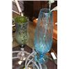 Image 1 : TWO GREEN GLASS VASES