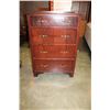 Image 1 : MAHOGANY 4 DRAWER HIGHBOY DRESSER