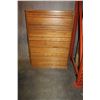 Image 1 : OAK 5 DRAWER HIGHBOY DRESSER