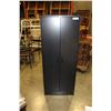 Image 1 : 2 DOOR BLACK STORAGE CABINET