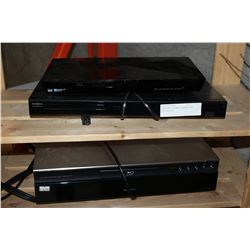TWO SONY BLURAY PLAYERS AND DVD PLAYER