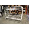 Image 1 : WHITE BUNKBED SINGLE AND DOUBLE COMBO