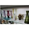 Image 2 : LOT OF COLORED GLASSWARE