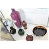 Image 2 : LOT OF EASTERN POTTERY VASES TEAPOT AND BOWL ETC