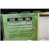 Image 2 : SONAC 35 1/2 INCH ADJUSTABLE COMPONENT WALL SHELVING SYSTEM