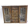 Image 1 : MINIATURE DISPLAY CASE WITH JEWELLRY