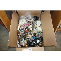 LARGE TRAY OF JEWELLRY WITH CONTENTS