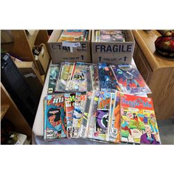 TWO BOXES OF DC COMICS