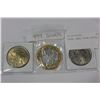 Image 1 : THREE HARD ROCK HOTEL COINS .999 SILVER MIDDLE COIN