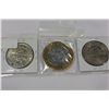 Image 2 : THREE HARD ROCK HOTEL COINS .999 SILVER MIDDLE COIN