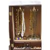 Image 2 : JEWELLRY DISPLAY CASE WITH CONTENTS